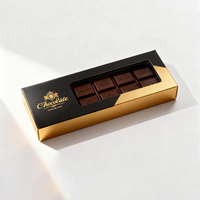 Scatola per Barrette di Cioccolato ai Funghi Personalizzata a Prezzo di Fabbrica con Finestra in PVC, Materiali Riciclati, Laminazione Opaca e Goffratura