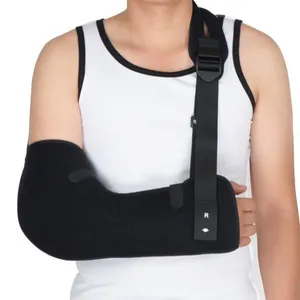 Nefes omuz tıbbi destek ortopedik kırık önkol desteği Brace kol Immobilizer desteği kol askısı (mesh)
