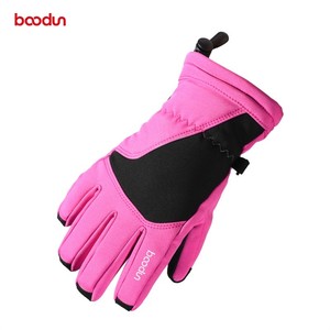 Boodun diseñó guantes de esquí de invierno para niños, impermeables, impermeables para esquiar, calientes para niños. - Product Image 5