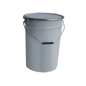 Cubo cónico de metal Carvel de 292x385mm con apertura completa y cierre de anillo, 21lt - Product Image 1