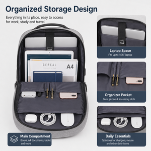 10 Pezzi Zaini <span class=keywords><strong>da</strong></span> <span class=keywords><strong>Viaggio</strong></span> e Scuola Personalizzabili con Logo, Vendita all'Ingrosso, <span class=keywords><strong>Grande</strong></span> Capacità, Borsa per Laptop Smart USB, Altri Zaini per Uomo, Borsa per College, Mochila - Product Image 5