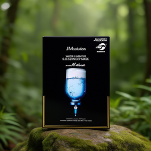 Masque facial en feuille noire JMsolution Water Luminous S.O.S Ringer Mask, formule K-Beauty, soin quotidien de la peau, tous types de peau - Product Image 3