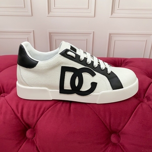 Chaussures de sport décontractées de luxe pour le dropshipping, style skateboard Dolce & Gabbana, semelle épaisse en cuir véritable - Product Image 5