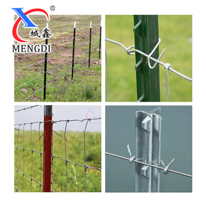 Prix d'usine <span class=keywords><strong>Poteau</strong></span> en T métallique clouté de 5, 6, 7, 8, 9, 10 pieds (USA) (fabricant) - Product Image 1