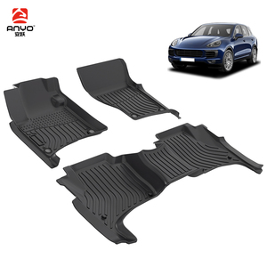 Alfombrillas de Lujo Personalizadas para el Suelo del Automóvil para el Porsche Cayenne 958 (2011-2018) con Versión de Control de Clima de 2 Zonas - Product Image 2