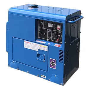 7 KVA 7.5 KVA xách tay mini Điện Máy phát điện di động DIESEL bộ AC duy nhất 3 giai đoạn Máy phát điện diesel 3KW 5KW 5.5KW 6KW