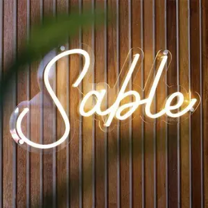 Letrero de Neón LED Decorativo Personalizado para Bodas y Fiestas, Letrero Electrónico de Neón Hecho a Medida para Mejorar la Atmósfera - Product Image 1