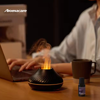 Aromacare 5V Usb Desktop Mist Aromatherapy Fragrance Essential Oil Flame Air Aroma Diffuser