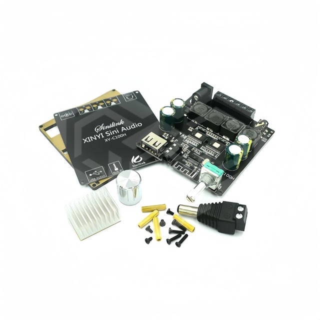 DIY High-fidelity Stereo 2.0 Channel TPA3116 Bluetooth 5.0 Digital Amplifier Board 50W/100W