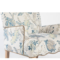 Chaise de loisirs moderne fauteuil de luxe en bois pour chambre à coucher pour meubles de salon