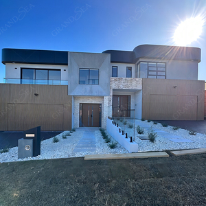 <span class=keywords><strong>Porte</strong></span> <span class=keywords><strong>de</strong></span> <span class=keywords><strong>garage</strong></span> <span class=keywords><strong>sectionnelle</strong></span> automatique isolée en bois à grille verticale moderne à <span class=keywords><strong>prix</strong></span> avantageux 16x7 avec <span class=keywords><strong>porte</strong></span> piétonne <span class=keywords><strong>latérale</strong></span> - Product Image 5