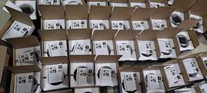 Lampada solare Crack Glass Ball ambra Warm Led Hanging lampada solare Outdoor Waterproof 2 modalità opzionale luci del serbatoio solare - Product Image 6