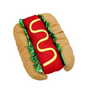 Costume de hot-dog pour chien, transformation en hamburger, vêtements d'hiver pour animaux de compagnie, tenue amusante et créative pour fête de Noël - Product Image 5