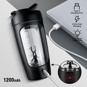 Custom Portable Sport Shake Cup Usb Rechargeable <strong>Electric</strong> Powerful Automatic Gym Protein Mixer <strong>Shaker</strong> Bottle - Product Image 3