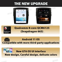 Radio Multimedia para Auto con Pantalla Táctil Qualcomm de 12.1'' y Android 13 para Mitsubishi Pajero 2007-2020, Navegación GPS con Carplay
