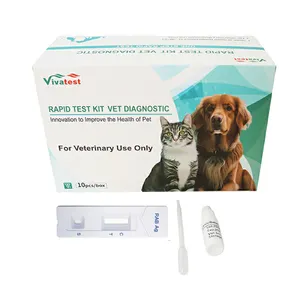 Kit rapide de test d'antigène du virus de la rage vétérinaire Kit rapide de test d'antigène de la rage pour chien