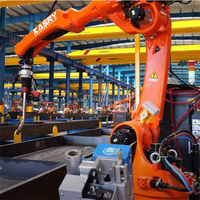 Robot de Soldadura Colaborativo CNC para Vigas H, Motor PLC, Tipo de Riel Terrestre, Potencia de 2kW para Fabricación de Estructuras de Acero (Espesor de 6-18 mm)