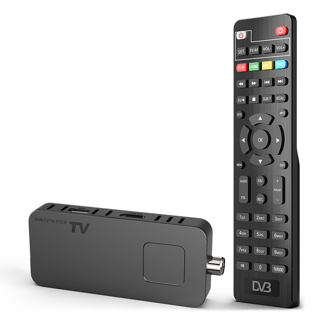 DVB-T2 Receiver Tuner Hd Output Multimedia Play HD H264 1080i DVB-T2 Receiver Wifi Function Play Online Video Dvb T2 hd Tv Stick
