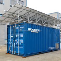 Meilleure chambre froide de conteneur mobile de 20 pieds 40 pieds à énergie solaire pour le stockage de glace de viande de poisson légumes-équipement de congélation