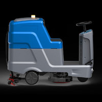 Autolaveuse autoportée robuste pour le nettoyage de grandes surfaces en usine, centre logistique, usine de fabrication