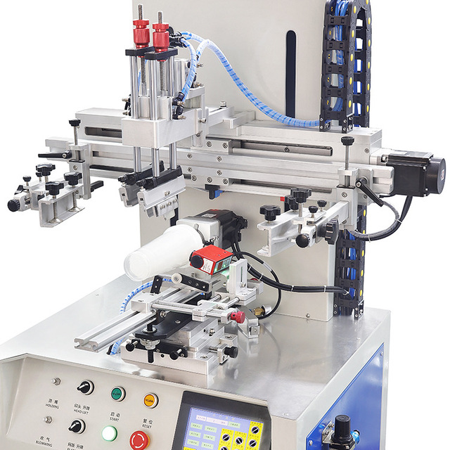 Multi-color Cylindrical/Oval Glass Bottle Screen Printing Machine for Nursing Bottles