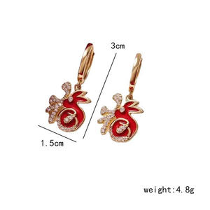 Женские серьги с цирконом - Product Image 2