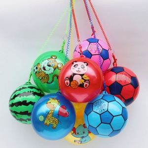 Juguete Inflable, Pelota Elástica de PVC, Pelota de Fútbol para Niños, Pelota de Cadena Inflable Reforzada para Práctica - Product Image 6