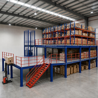 Plateforme de stockage industrielle robuste en acier profilé en I pour entrepôt et usine