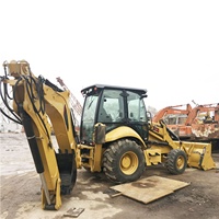 Bekas Caterpillar 420F 430F Wheel Backhoe Loader Kondisi Baik, Bekas CAT 420F Backhoe Loader di China untuk Dijual