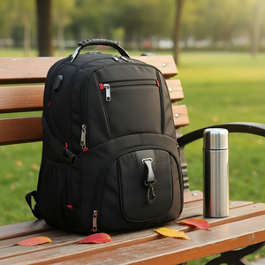 Mochila en Oferta con Diseño de Logotipo Personalizado, Deportiva, Impermeable, con Puerto USB, para la Escuela, para Laptop - Product Image 1