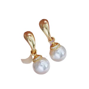 Accessoires en perles DIY 2018, plateau vide en argent S925 pour boucles d'oreilles avec perles rondes de 9 à 15 mm, bijoux en argent tendance, boucle d'oreille - Product Image 5