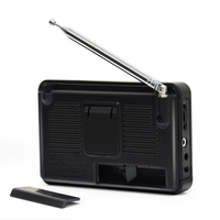 Werkslieferung Angepasstes CE& ROHS Tragbares Taschenradio Kurzwelle AM FM MW SW Multiband Digital Internetradio 3,5mm Kopfhöreranschluss