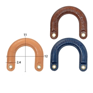 Tali dompet pengganti pegangan tas tangan kulit PU lebar dompet kulit untuk DIY membuat aksesoris tali melengkung - Product Image 6