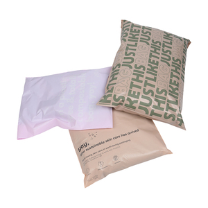 Sobres de plástico impresos Reciclable Self Seal Mailing Courier Envío Bolsas de embalaje biodegradables - Product Image 1