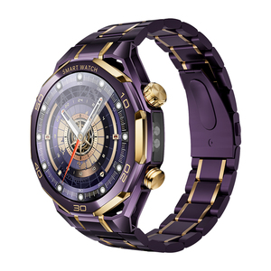 นาฬิกาอัจฉริยะ SK55 <span class=keywords><strong>Pro</strong></span> Luxury หน้าจอ AMOLED 1.53 นิ้ว พร้อมไฟฉาย โทรออกได้ทันที รับข้อความ รองรับโหมดกีฬาหลากหลาย สำหรับผู้ชายและผู้หญิง - Product Image 5