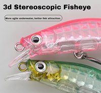 Vente en gros usine – Leurres artificiels rigides de surface (Minnow) 7 cm 7,5 g en plastique pour la pêche au brochet en eau salée et douce