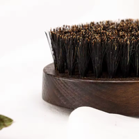 Brosse à barbe en poils de sanglier naturels de haute qualité, peigne en bois de hêtre antique, brosse à barbe pour le rasage, brosses à barbe en bois
