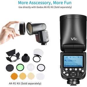 <span class=keywords><strong>Flash</strong></span> TTL Li-ion à tête ronde V1 C/N/S/F/O/P pour appareils photo – Kit <span class=keywords><strong>flash</strong></span> Speedlite pour appareils photo - Product Image 5