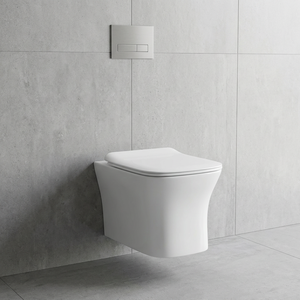 WC en céramique carré de style européen avec siphon en S, sanitaires pour salle de bain - Product Image 3