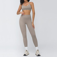 Nouvel ensemble de sport 6 pièces avec logo personnalisé pour femme : Leggings évasés moulants, soutien-gorge et short de sport