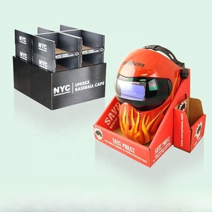 Holidaypac tùy chỉnh các tông hat hiển thị kệ cửa hàng lưu trữ End <span class=keywords><strong>Cap</strong></span> Mũ bóng chày bán lẻ hiển thị đứng - Product Image 6