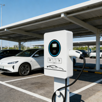 Borne de Recharge Commerciale Fiable pour Véhicules Électriques 40KW avec Plateforme Cloud pour Immeuble de Bureaux