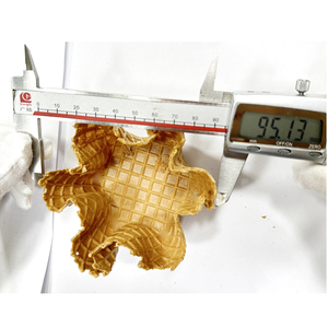 小型商用食用华夫饼碗压榨机铝华夫饼蛋筒机冰淇淋碗滚筒 - Product Image 2