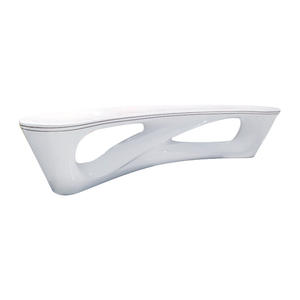 Silla de espera de ocio de fibra de vidrio moderna, banco de asiento de espera, sillón para área púbica - Product Image 1