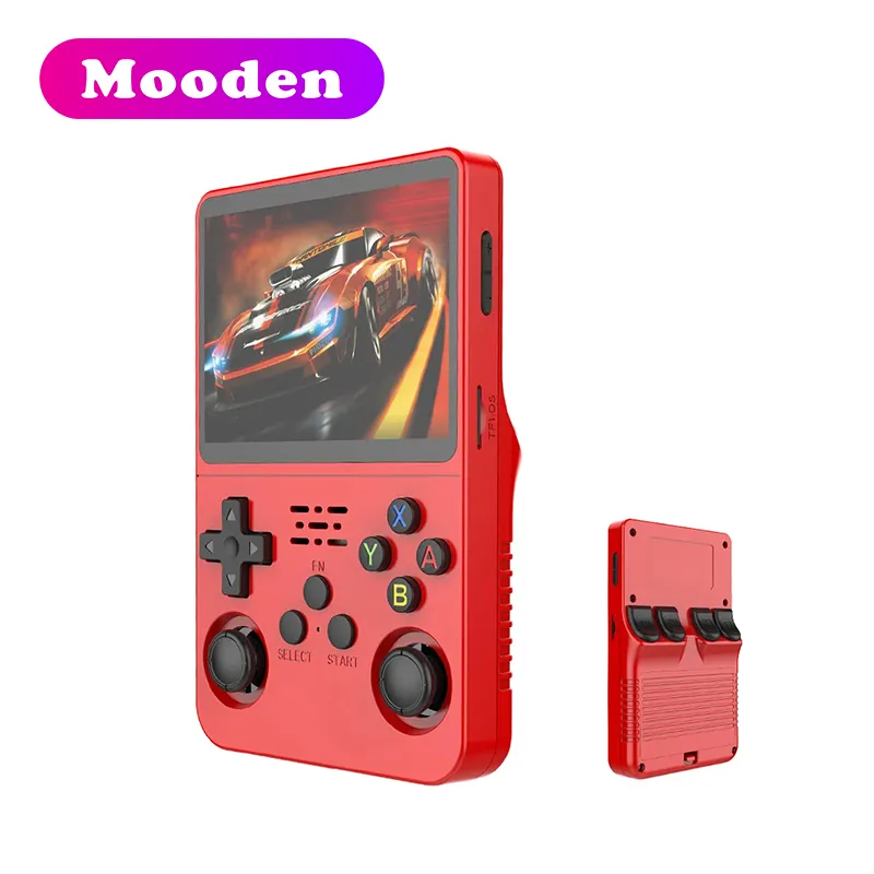 L R36S Handheld Game Player 3.5 Inch Screen Portable Handheld Gaming Console 64GB 10000 Games Classic Retro Video Game Player