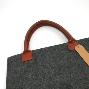 Sac à main en toile à imprimé personnalisé, fourre-tout léger, perles en feutre <span class=keywords><strong>de</strong></span> laine, pour femmes - Product Image 5
