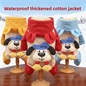 Luxuriöser Winter-Hundemantel, Wasserdicht, Winddicht, Schneeanzug, Dickes Fleece, Thermisch, Umweltfreundlich, Vierbeiniger Haustieranzug für Hunde - Product Image 4