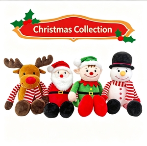 Vente en gros de jouets en peluche pour animaux, fabrication sur mesure CE CPC OEM ODM, jouets en peluche de haute qualité, jouets en peluche de Noël - Product Image 1