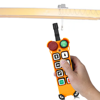 F23-6D 6 touches télécommande de grue industrielle personnalisée à deux vitesses étanche DC 24V télécommande sans fil pour le levage