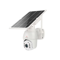 LCLCTEK — caméra de surveillance extérieure PTZ solaire 4G/1080P, étanche, avec batterie, capteur de mouvement PIR, alarme et protocole P2P